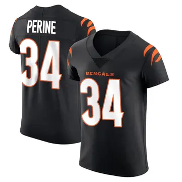 Men's Cincinnati Bengals Samaje Perine Black Elite Team Color Vapor Untouchable Jersey