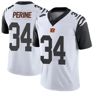 Men's Cincinnati Bengals Samaje Perine White Limited Color Rush Vapor Untouchable Jersey