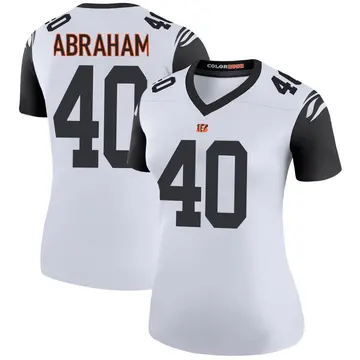Women's Cincinnati Bengals Micah Abraham White Legend Color Rush Jersey By Nike