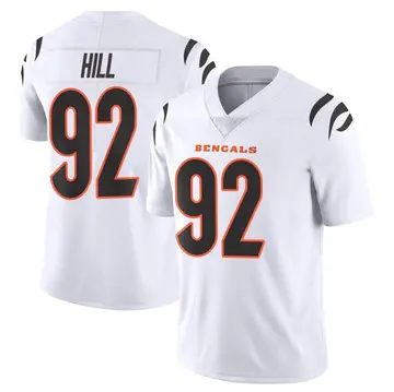 Youth Cincinnati Bengals B.J. Hill White Limited Vapor Untouchable Jersey By Nike