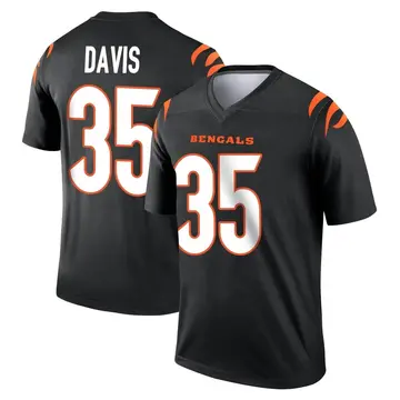 Youth Cincinnati Bengals Jalen Davis Black Legend Jersey By Nike