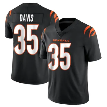 Youth Cincinnati Bengals Jalen Davis Black Limited Team Color Vapor Untouchable Jersey By Nike