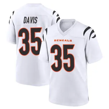 Youth Cincinnati Bengals Jalen Davis White Game Jersey By Nike