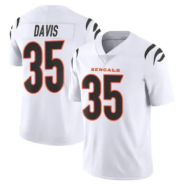 Youth Cincinnati Bengals Jalen Davis White Limited Vapor Untouchable Jersey By Nike