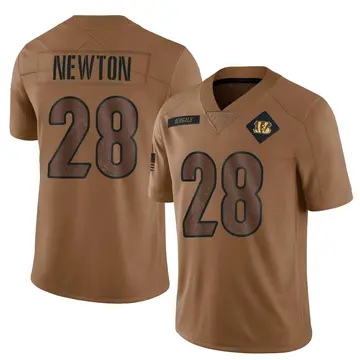 Youth Cincinnati Bengals Josh Newton Brown Limited 2023 Salute To Service Jersey By Nike