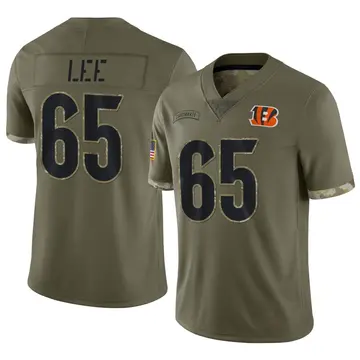 Youth Cincinnati Bengals Matt Lee Olive Limited 2022 Salute To Service Jersey By Nike