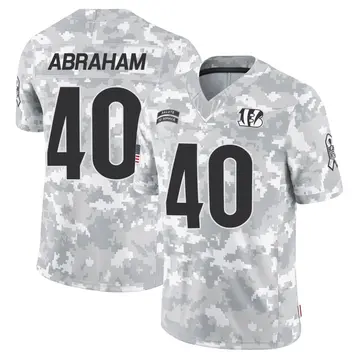 Youth Cincinnati Bengals Micah Abraham Arctic Camo Limited 2024 Salute to Service Jersey By Nike