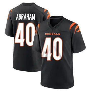 Youth Cincinnati Bengals Micah Abraham Black Game Team Color Jersey By Nike