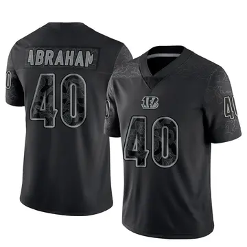 Youth Cincinnati Bengals Micah Abraham Black Limited Reflective Jersey By Nike