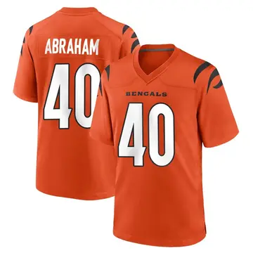 Youth Cincinnati Bengals Micah Abraham Orange Game Jersey By Nike