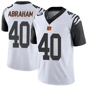 Youth Cincinnati Bengals Micah Abraham White Limited Color Rush Vapor Untouchable Jersey By Nike
