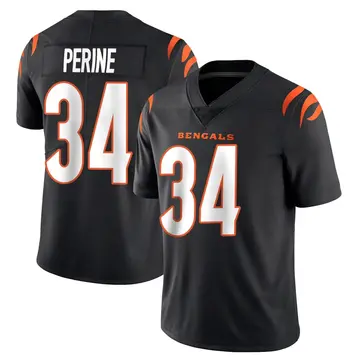Youth Cincinnati Bengals Samaje Perine Black Limited Team Color Vapor Untouchable Jersey By Nike