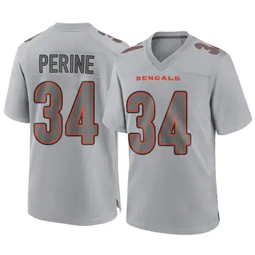 Youth Cincinnati Bengals Samaje Perine Gray Game Atmosphere Fashion Jersey By Nike