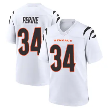 Youth Cincinnati Bengals Samaje Perine White Game Jersey By Nike