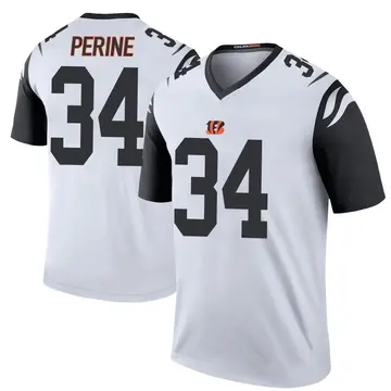 Youth Cincinnati Bengals Samaje Perine White Legend Color Rush Jersey By Nike