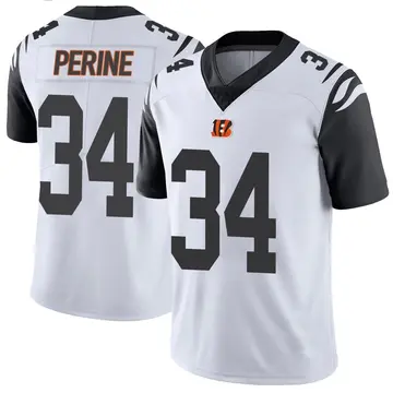 Youth Cincinnati Bengals Samaje Perine White Limited Color Rush Vapor Untouchable Jersey By Nike