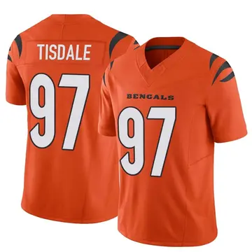 Youth Cincinnati Bengals Tariqious Tisdale Orange Limited Vapor F.U.S.E. Jersey By Nike