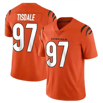 Youth Cincinnati Bengals Tariqious Tisdale Orange Limited Vapor Untouchable Jersey By Nike