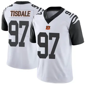 Youth Cincinnati Bengals Tariqious Tisdale White Limited Color Rush Vapor Untouchable Jersey By Nike