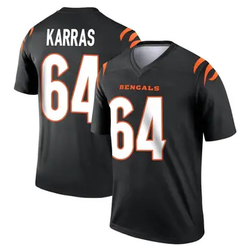 Youth Cincinnati Bengals Ted Karras Black Legend Jersey By Nike